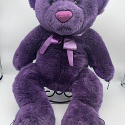 Kids Preferred 17 Inch Perfect Plush Purple Stuffed Animal Teddy Bear