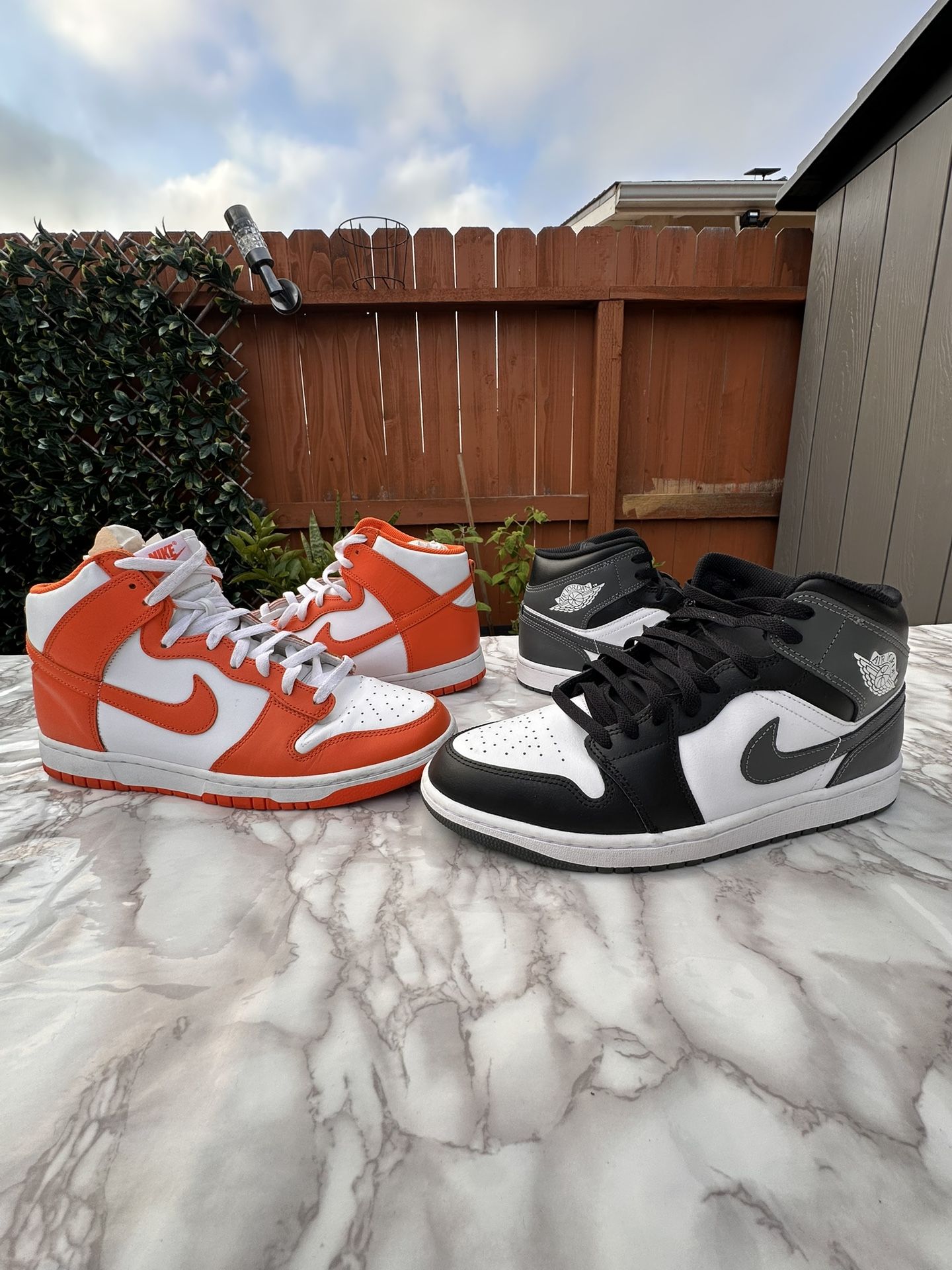 Nike Dunk Syracuse And Jordan 1 Mid