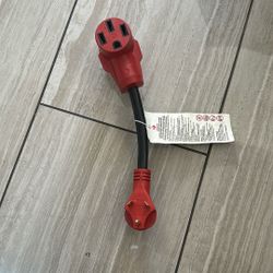 30 Amp to 50 Amp RV Plug Adapter Heavy Duty