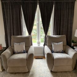 Manual Recliner Chairs ($240 each, if you buy both $400)