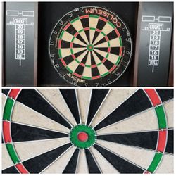 Pub style Dartboard with lights chalkboard brandnew