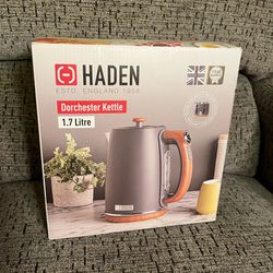 Brand New Haden Dorchester 1.7L Stainless Steel Electric Kettle  Pebble Gray