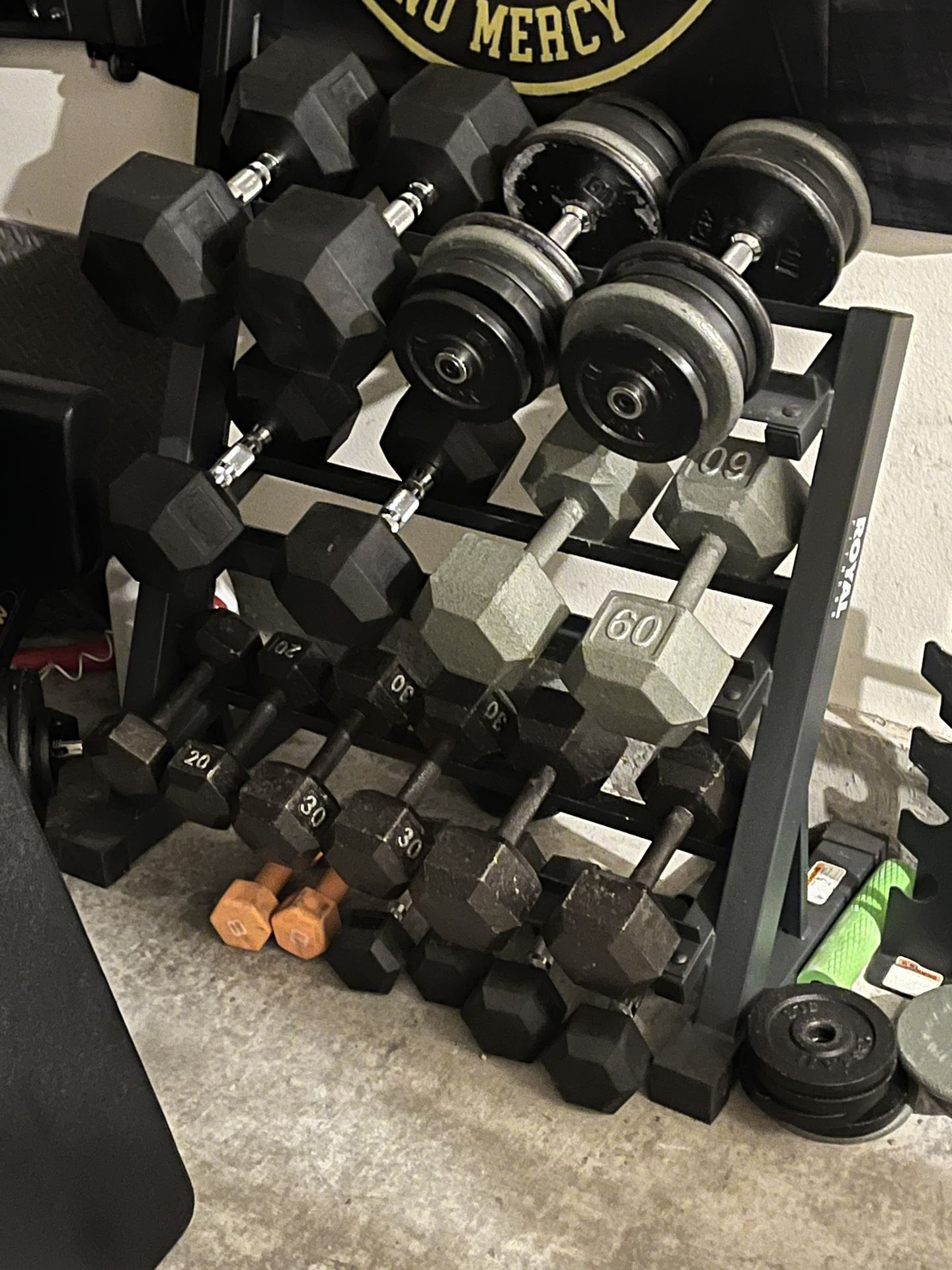 Free Weights And Bench