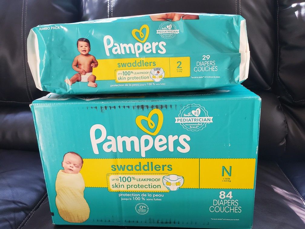 New Pampers Diapers