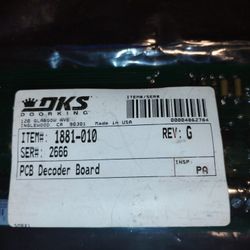 Decoder Board DKS