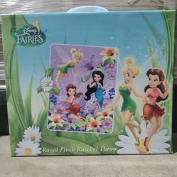 Disney Fairies Raschel Throw 40x50