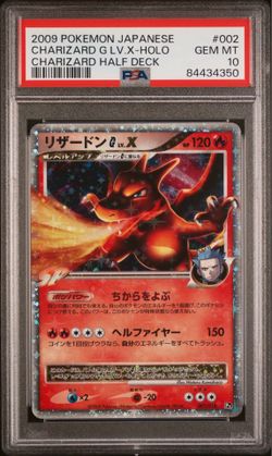 Pokemon Charizard Half Deck Unlimited PSA 10