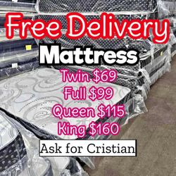 New Mattresses  Twin mattress Full mattress Queen mattress  King mattress  Colchones nuevos  Beds 