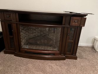 Allen+Roth 68-in W Mahogany Infrared Quartz Electric Heater Fireplace for  Sale in Poulsbo, WA - OfferUp