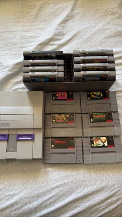 Nintendo SNES and games