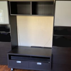 IKEA TV Storage/Center With Cabinets