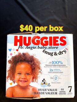 Huggies snug and dry size 7