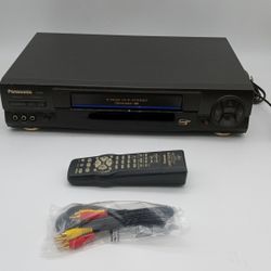 Panasonic VCR with Remote And Cable. Works Fine.
