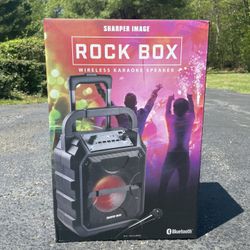 New Sharper Image. Karaoke Wireless Speaker  