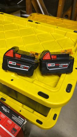 Milwaukee Battery 5.0 New Both $129