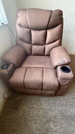 Power Recliner Chair with Cup Holders & Massage