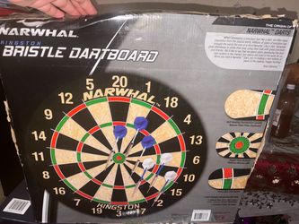 Narwhal Kingston Bristle Dartboard Set
