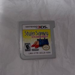 STYLE SAVVY TRENDSETTERS NINTENDO 3DS GAME