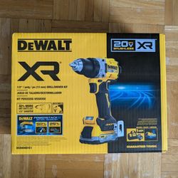 New DeWalt XR 20V Max brushless drill kit