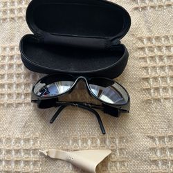 Julbo black polarized glacier glasses