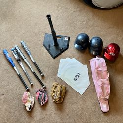 T-Ball / Softball / Baseball Equipment