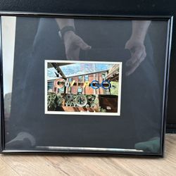 Hanging Picture Frame With Chicago Letters
