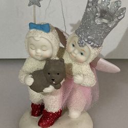 Dept 56 Snowbaby Wizard Of Oz “ There’s No Place Like Home” Glinda Toto