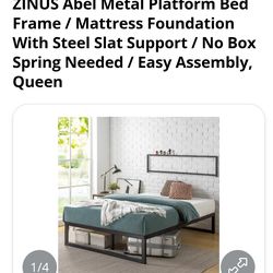 Brand new queen bed frame