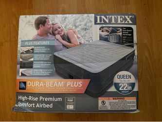 Intex 22" Queen Dura-Beam Deluxe Comfort Plush Airbed w/ Fiber Tech Technology