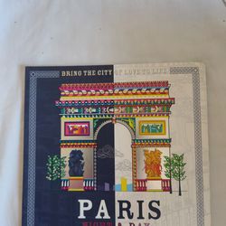Paris Night and day coloring book