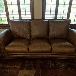 Gently Used Leather Furniture Set