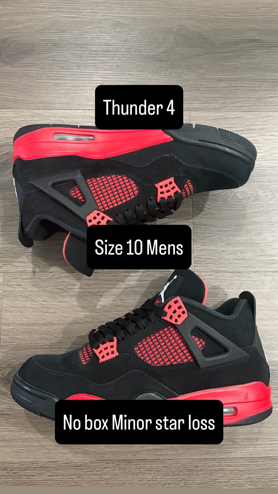 Jordan 4 Red Thunder