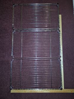 Metal Commercial Wire Storage Shelves, 23"×13.5, NSF Compliant