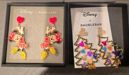 Mickey minnie disney earrings