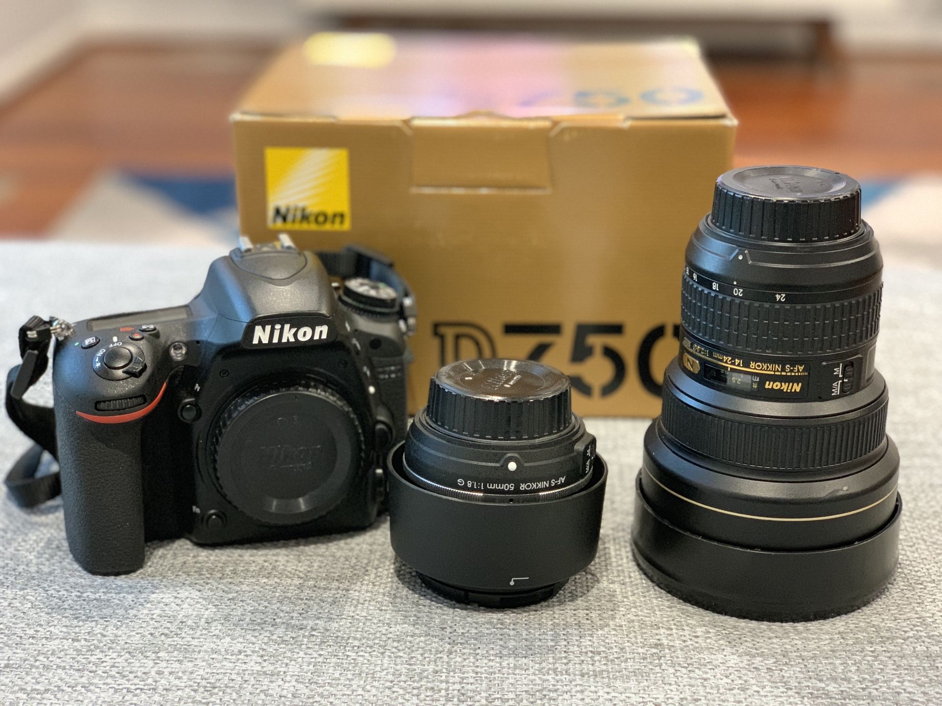 Nikon D750 + 14-24mm 2.8 + 50mm 1.8