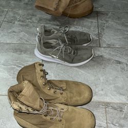 Selling Used Nikes, Military Boots !!