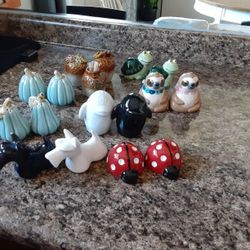 Lot Of Salt And Pepper Shakers 