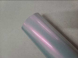 Gloss light gray purple flip Iridescent Holographic Vinyl Wrap Roll