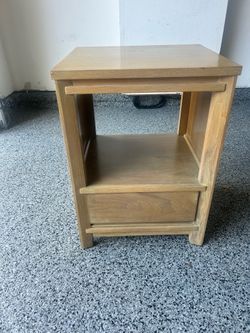 Vintage Wooden Nightstand