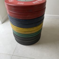 Olympic Bumper Plate Set - Pendlay + Rogue