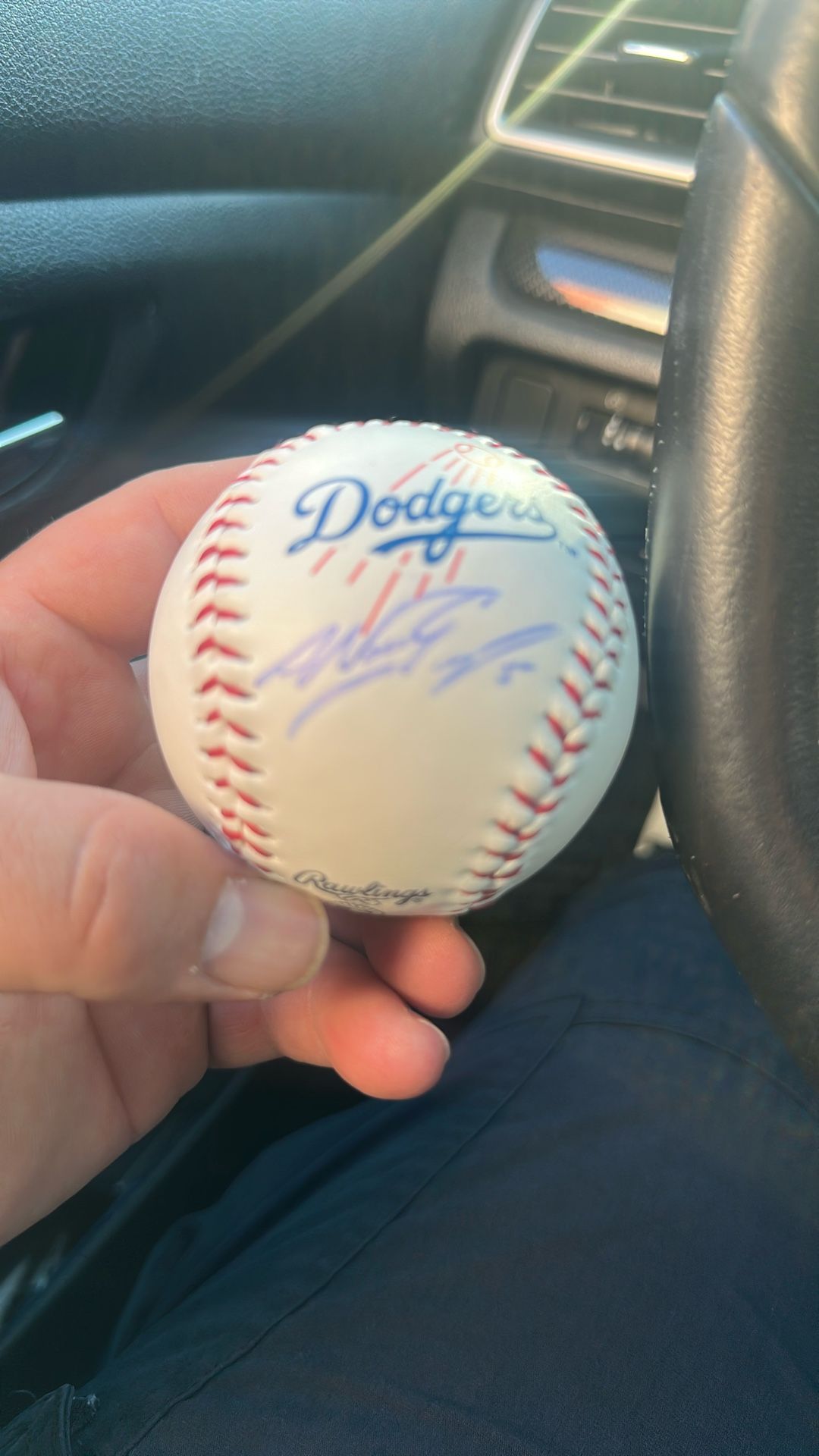 Signed Nomar #5 Baseball