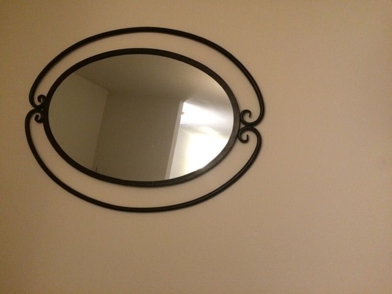 Oval mirror-- Wall Decor