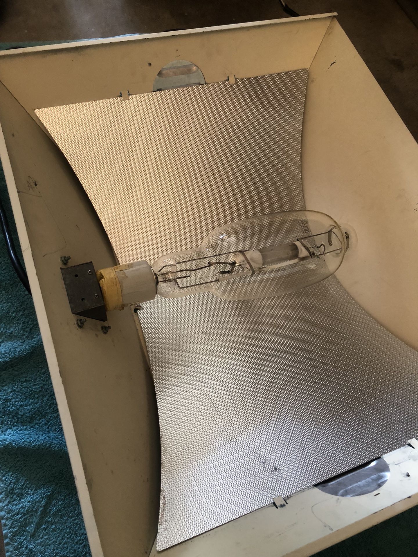 Reflector Hood w/ 1000w Metal Halide Lamp