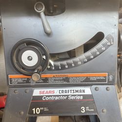 Craftsman Table Saw 