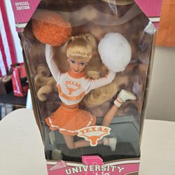 Vintage 1996 University of Texas Barbie Doll