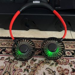 portable fan with Led lights
