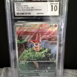Gem mint 10 Unova Victini Illustration Collection