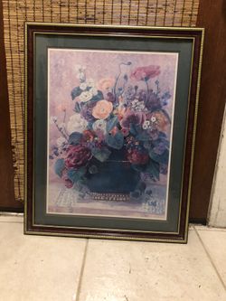Floral Picture Frame
