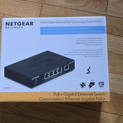 New Netgear POE+ Gigabit Switch 