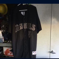 Albert Pujols Black Angels Jersey